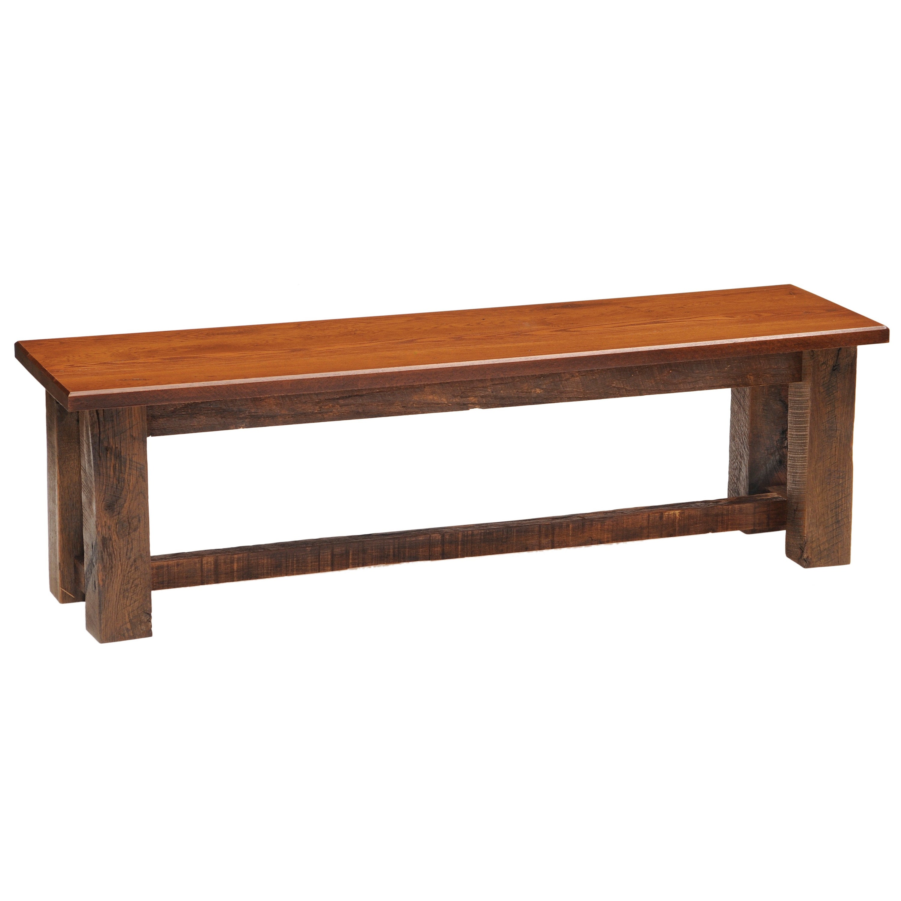 Barnwood Bench 36 42 48 60 72 Inch Antique Oak Seat Etsy