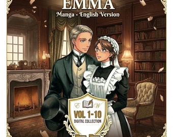 Emma Manga Vol 1–10 English PDF & CBZ | Complete Set | Historical Romance Manga | Instant Download