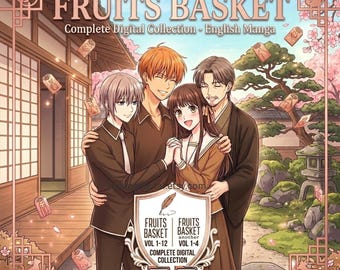 Fruits Basket Manga Complete Vol 1–12 + Another Vol 1–4 English | PDF & CBZ | Full Set | Romance Manga | Instant Download