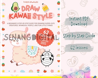 Kawaii Drawing Guide: 62 Step-by-Step Lessons (PDF Download)