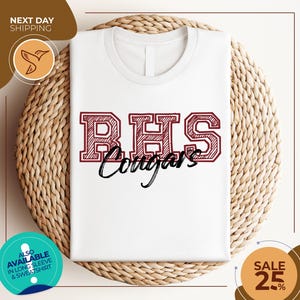 Custom School Shirt | Personalized School Mascot Shirt | Custom School Spirit | Custom Teacher Shirts | Teacher Team Shirts | Teacher Gift