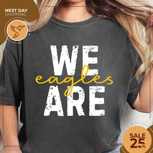 Camiseta de mascota Comfort Colors® / Camiseta del equipo escolar / Camiseta de mascota del equipo / Camiseta con espíritu escolar / Camiseta escolar personalizada / Camiseta del equipo a juego