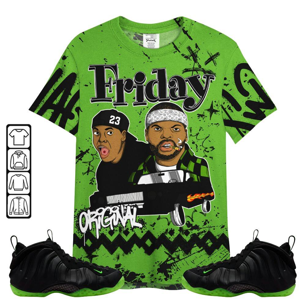 Air Foamposite One Volt Shirt, Friday Sneaker Crayon Shirt, Sweater, Hoodie, Bomber
