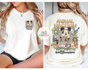Disney Animal Kingdom Mickey Safari Comfort Colors Shirt, Vintage Animal Kingdom Shirt, Disney Safari Trip Shirt, Disneyworld Shirts