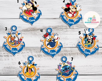 Imán de crucero Disney 2025, imán de Mickey para la puerta del crucero familiar, decoración de imán para la puerta del crucero Disney, imán familiar para el crucero Disney, imán para la puerta del crucero