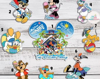 Personalized Disney Cruise Door Magnets Family Magnet 1st Cruise Magnet Spring Break 2025 Magnet Disney wish magnet Disney Dream Magnet