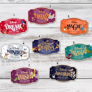 Customize Name Disney Family & Cruise Ship Stateroom Door, Cruise Line Ship Name Door Magnet, Family Cruise Trip, Wish Magic Dream Fantasy