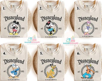 Retro  Est 1955 Shirt,  All Characters Shirt, Mickey And Friends Shirt,  Group Shirt,  Family Shirt,  Trip