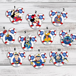 Disney Cruise Ship Family Magnet Personalized Cruise Magnet Disney cruise line magnet Disney wish magnet Cruise door magnet Disney Dream afbeelding 1