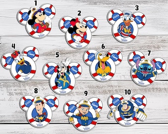 Disney Cruise Ship Family Magnet Personalized Cruise Magnet Disney cruise line magnet Disney wish magnet Cruise door magnet Disney Dream