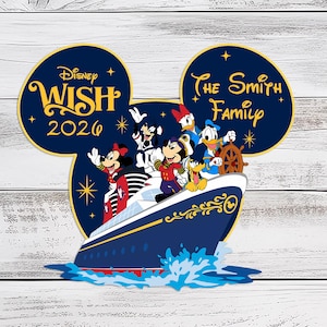 Disney Cruise Door Magnet Personalized Cruise Magnet for Cruise Ship Magnet Cruise Door Magnet Disney wish DCL Magnet Disney Cruise Magnet