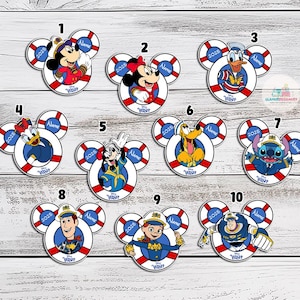 Disney Cruise Ship Family Magnet Personalized Cruise Magnet Disney cruise line magnet Disney wish magnet Cruise door magnet Disney Dream