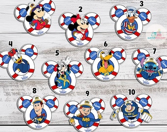 Disney Cruise Ship Family Magnet Personalized Cruise Magnet Disney cruise line magnet Disney wish magnet Cruise door magnet Disney Dream