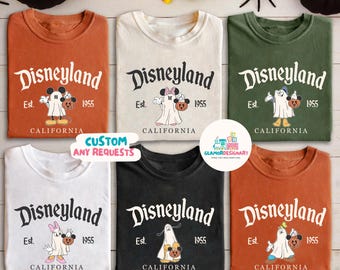 Vintage  Halloween All Characters Shirts, Mickey And Friends Halloween Shirt, Halloween Party,  Family Halloween Shirts