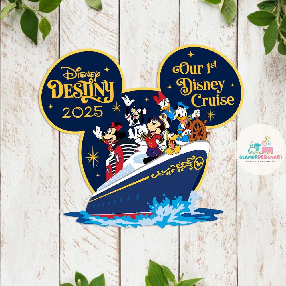 Disney Destiny magnet Our 1st Disney Cruise Ship Family Magnet Personalized 1st Cruise Magnet for Cruise Ship Magnet Cruise Door Magnet