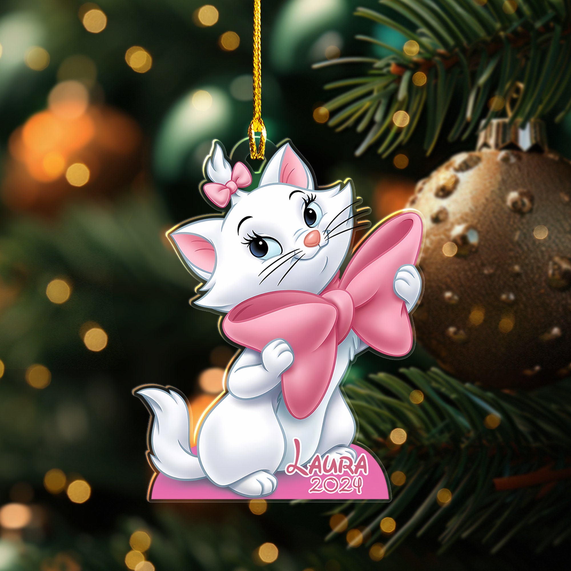 ディズニー クリスマス　オーナメント　マリー The Aristocats Christmas Ornament, Marie Aristocats Ornament