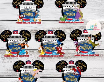 Personalized Disney Cruise Door Magnet Cruise line door magnet Disney Cruise Magnet DCL Magnet Stateroom Door magnet Ship Cruise Magnet