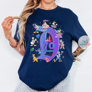 Disneyland 70th anniversary 1955-2025 shirt, 70 years of magic shirt, Disneyland family vacation 2025 shirt, Platinum celebration Tee