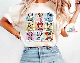 Disney Princess Shirt, Minnie Princess Shirt, Disney Trip T-Shirt, Cute Disney Princess T-shirt, Disneyworld Princess Girls Trip Shirt