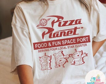 Aliens Pizza Planet T-Shirt, Toy Story Alien Shirt,  Family Vacation Tee, world Matching Shirt,  Trip Shirt