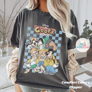 Disney A Goofy Movie Characters Shirt, Max & Roxanne, Powerline Stand Out Tee, WDW Magic Kingdom Family 2025 Trip Disneyland Trip Tee