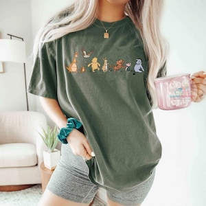 Retro Winnie The Pooh And Friends Shirt,  Pooh Shirt, Pooh Bear Shirt, Winnie The Pooh Shirt,  Family Shirt Comfort Colors