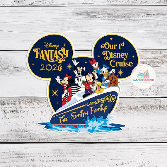 Our 1st Disney Cruise Ship Family Magnet Personalized 1st Cruise Magnet for Cruise Ship Magnet Cruise Door Magnet Disney wish magnet