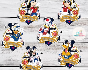 All characters Cruise magnet, Mickey & friends Toy Story Princess cruise line magnet, Family Cruise door magnet