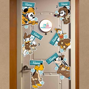 Personalized Disney Alaska Cruise Magnet, Disney Wonder Magnet, Alaska Trip 2025 Disney Family Cruise Ship Stateroom Door Disney Cruise Line