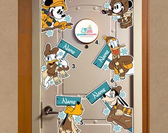 Personalized  Alaska Cruise Magnet,  Wonder Magnet, Alaska Trip 2025  Family Cruise Ship Stateroom Door  Cruise Line