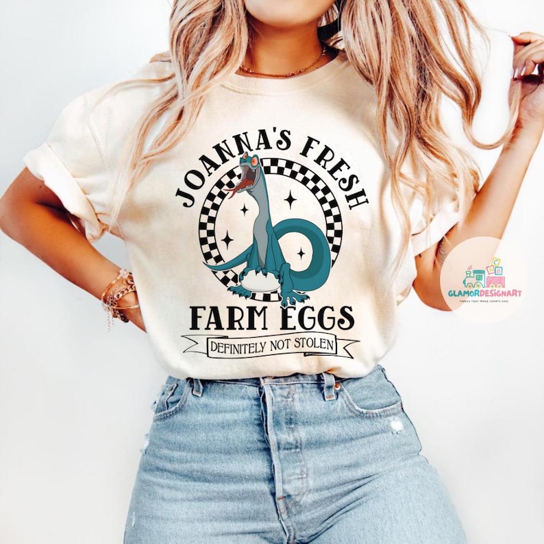 Disney Joanna Rescuers Down Under Shirt, Joanna's Fresh Farm Eggs Shirt, Magic Kingdom, Walt Disney World, Family Matching Shirts bild 4