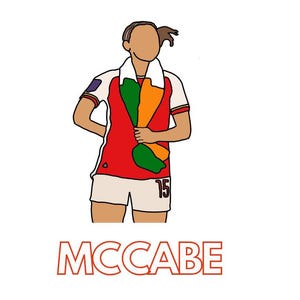 Portefeuille pour téléphone Katie McCabe | Portefeuille autocollant pour téléphone | Porte-cartes en silicone | Football féminin | Arsenal