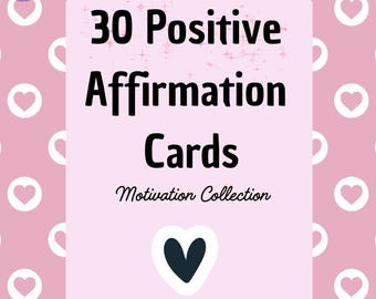 Editable Digital Motivation Affirmation Cards | Printable Positive Quotes | Customizable Daily Affirmations for Confidence & Motivation