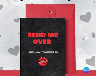 Dirty Valentine's Day Card | Raunchy Valentines Cards | Witty Valentine's Day Card | Adult Valentine's Card