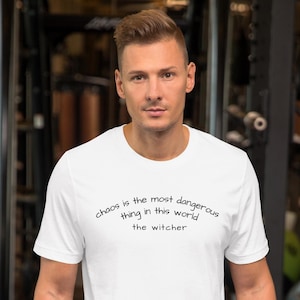 The Witcher Shirt, Geralt of Rivia Tee, Wild Hunt T-Shirt, Fantasy RPG Shirt, Monster Slayer Gift, Gamer Tee, Henry Cavill, Witcher gift