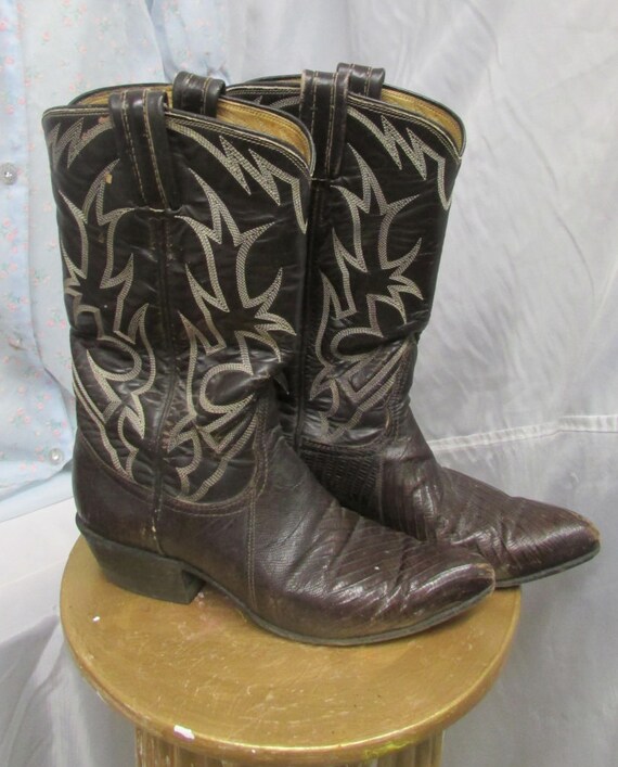 tony lama snakeskin boots