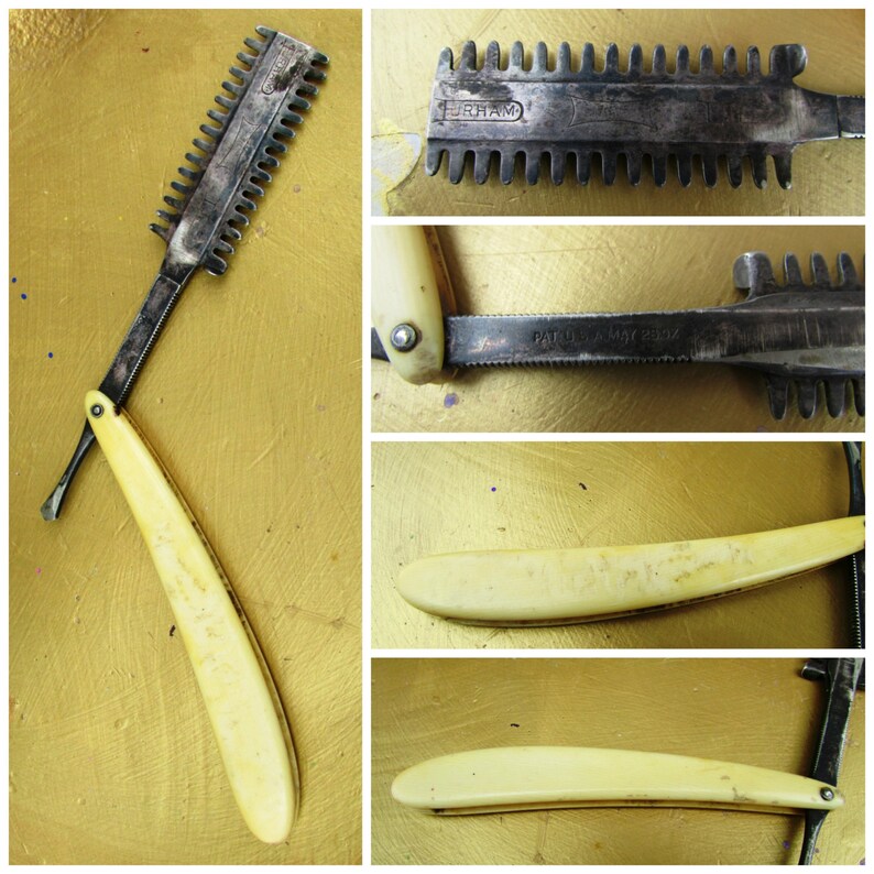 Men's Vintage Safety Razors Lot 4 ~ Antique Hair Razor, 2 Safety Razors ...