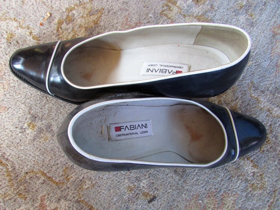 Vintage 1970's 80's Shoes Italian Designer Fabian… - image 3