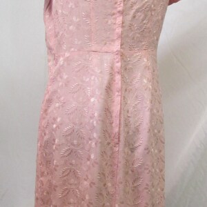 Vintage 1950's 60's Dress Pink Frock Wiggle Dress Puritan Forever Young Label Mid Century Fashion Scroll down for details image 3