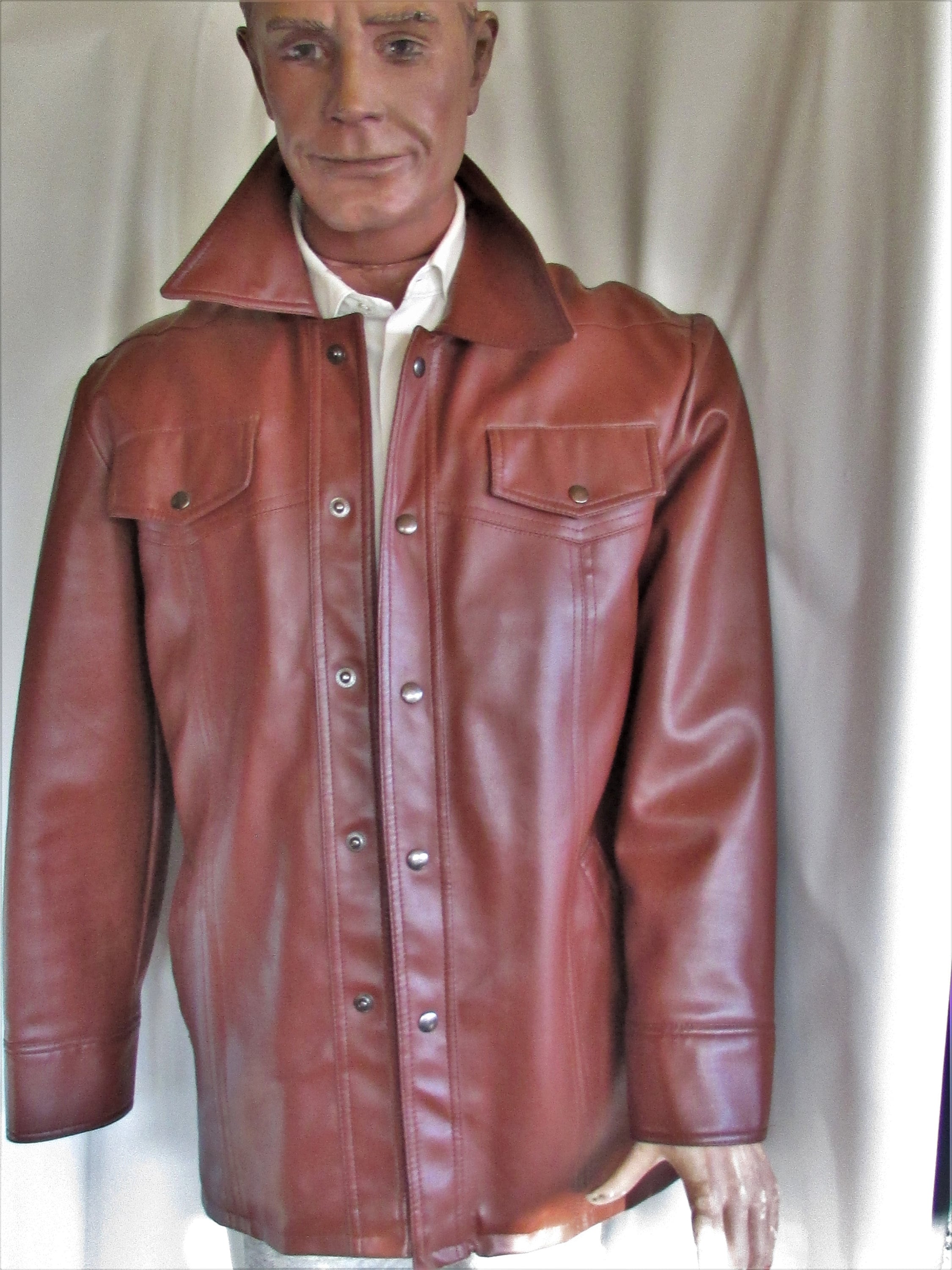 vintage leather half coat ノームコア　有原みゆき海外 OLD JOE&CO. オールドジョー PATINA OILED CLOTH HUSKY JACKET