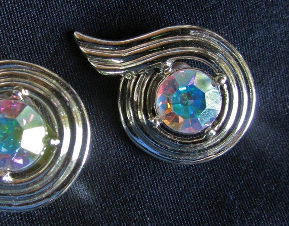 Vintage 1970's 80's Earrings Signed Sarah Coventr… - image 3