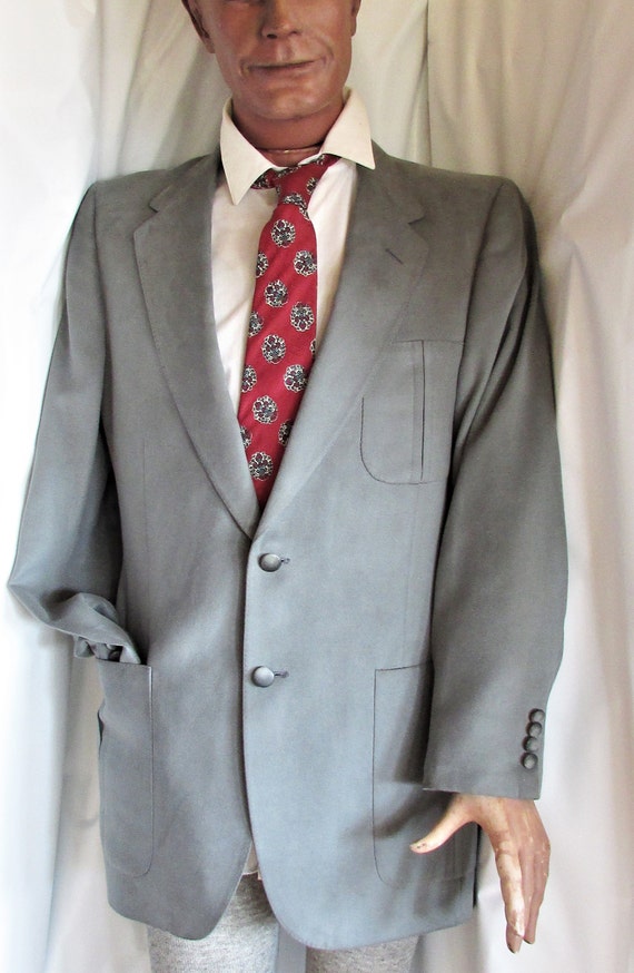 Men's 1970's 80's Vintage Sport Coat Lanvin Design