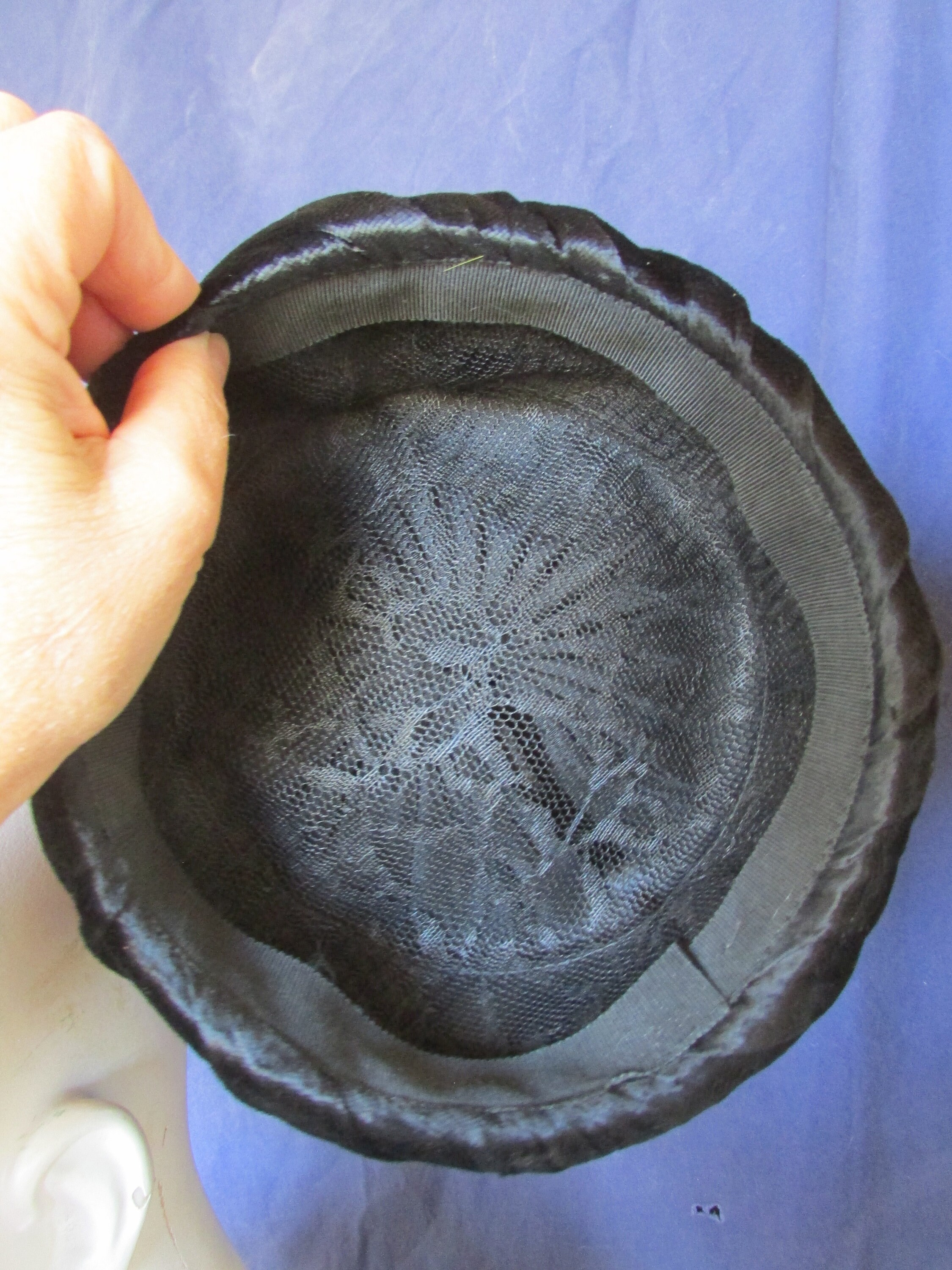 Vintage 1960’s Pillbox Hat with Black Netting Jacqueline Kennedy 3768/15 From Jackie Kennedy main image 2