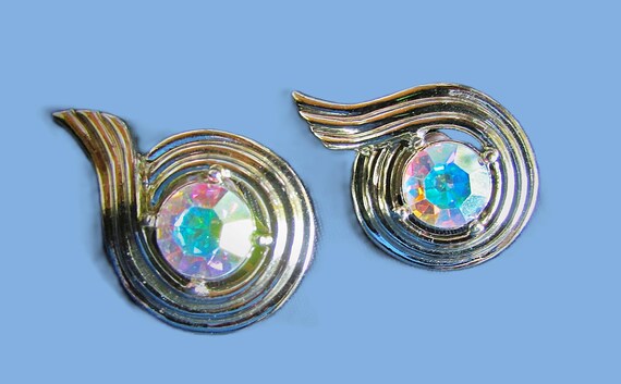 Vintage 1970's 80's Earrings Signed Sarah Coventr… - image 1