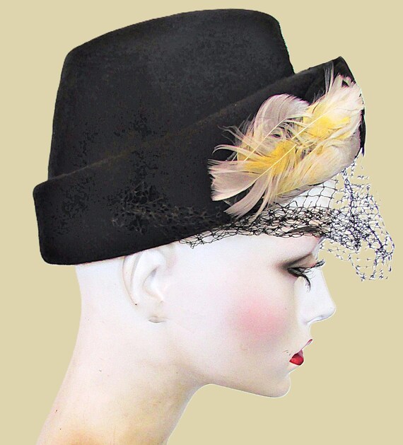 Glenover Henry Pollack Fur Hat, Vintage Fur hat, Vintage Fashion Hat, s-l400.jpg main image 4