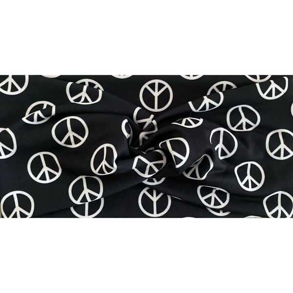 Peace Sign Headband - Etsy