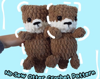 No-Sew Otter crochet pattern