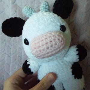 Mini Cow Crochet Plushie