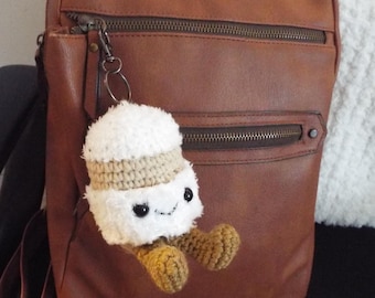 Amuseables Coffee-to-go Bag Charm Jellycat Plush Keychain Coffee