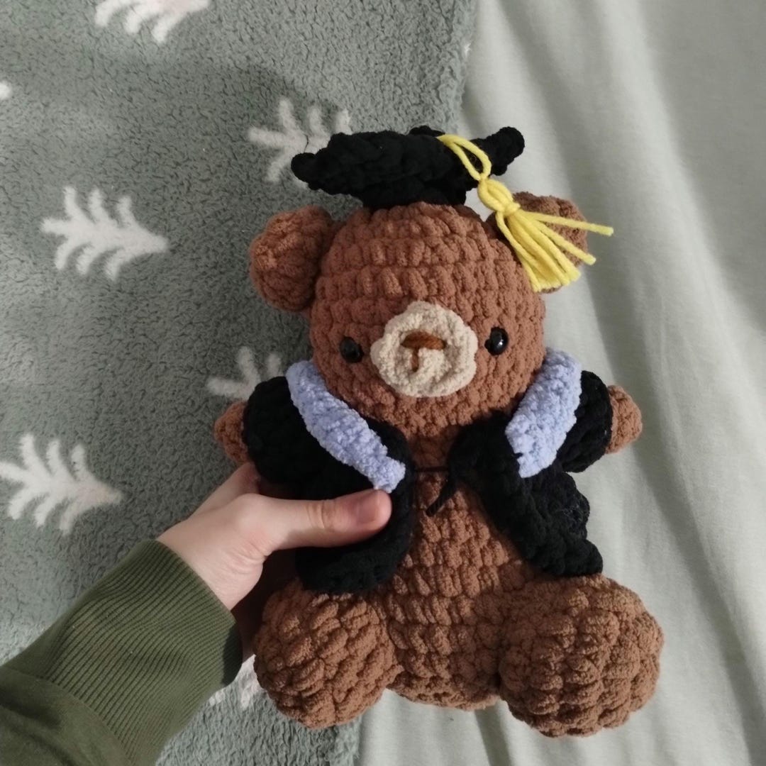 Handmade Graduation Bear - Etsy
